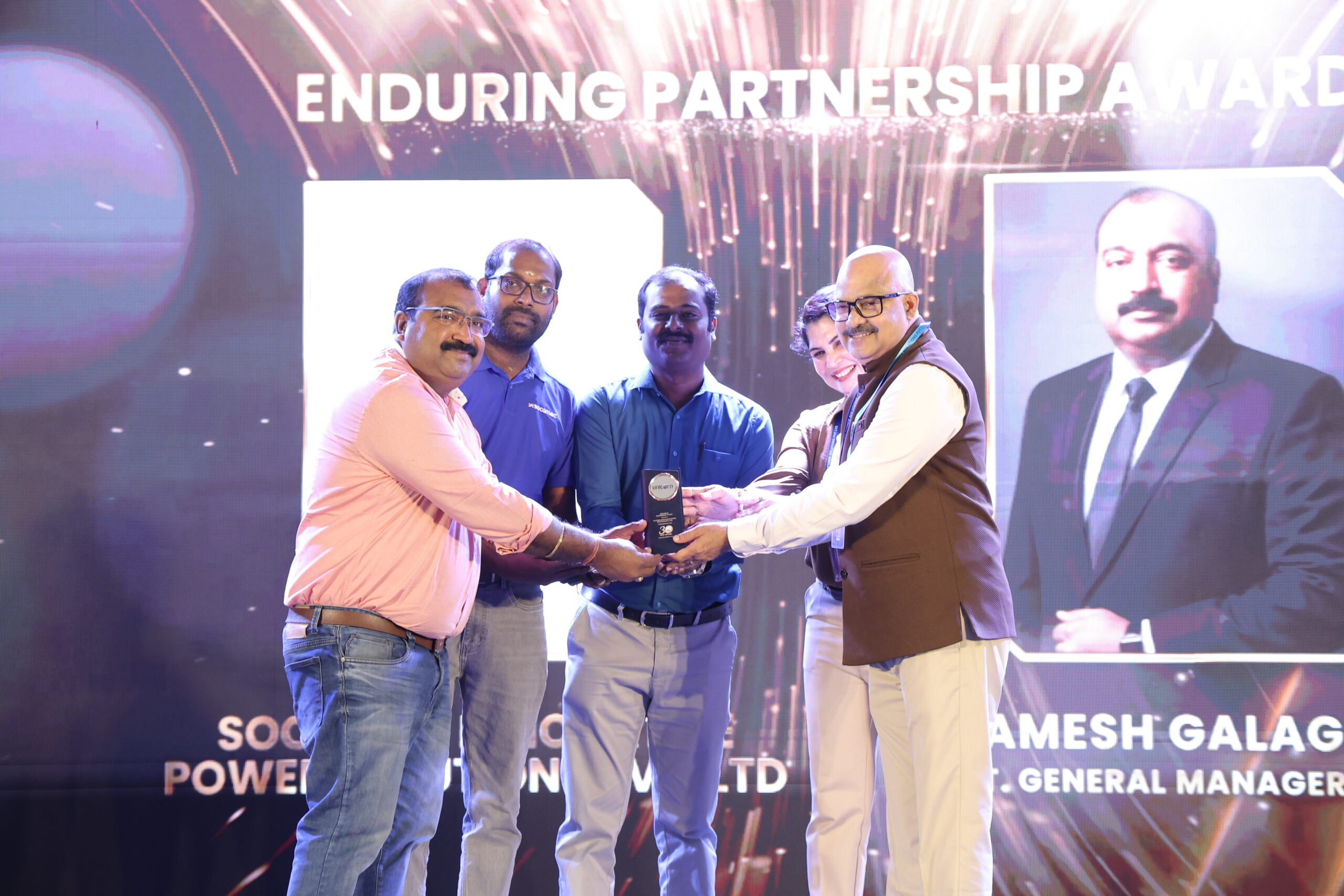 ENDURING PARTNER SHIP AWARD-SOCOMEC